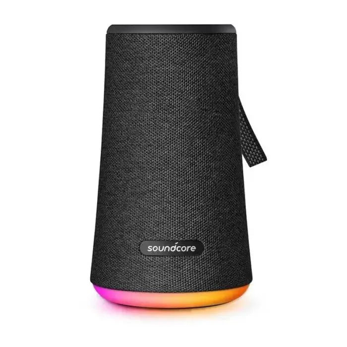 Enceinte Bluetooth Soundcore Flare Plus avec son 360 degrés, basses puissantes et éclairage LED RGB