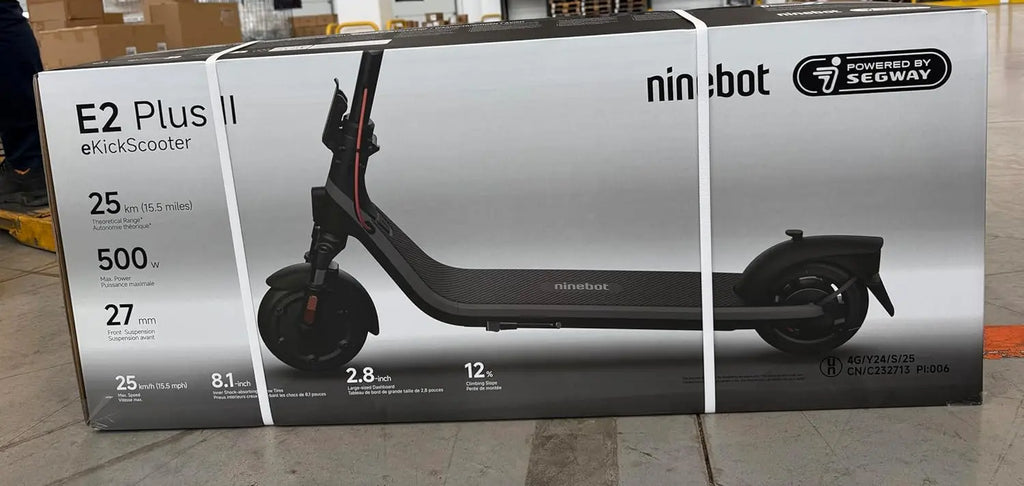 Trottinette Électrique Segway Ninebot E2 Plus 500W – 25Km Autonomie | Prix Tunisie - Hizem World