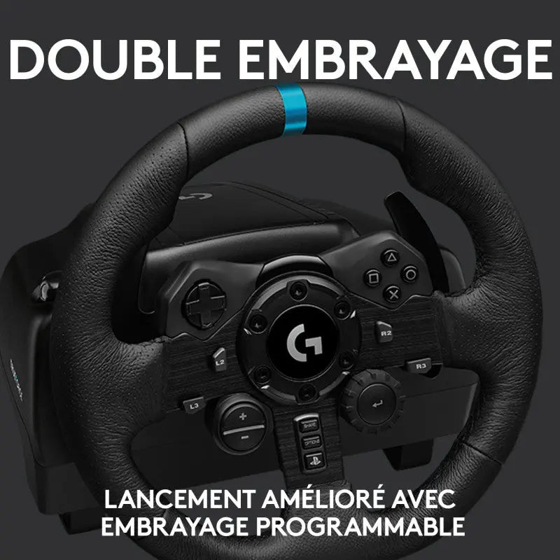 Volant de Course Logitech G923 avec Pédales pour PC / PS4 / PS5 – TRUEFORCE Force Hizem World