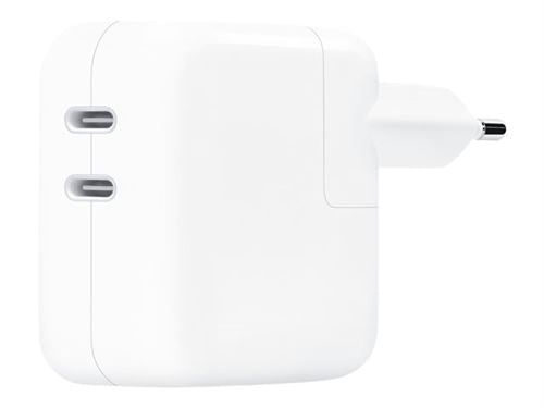 Adaptateur secteur Apple double USB-C 35 W – vue 4 – Hizem World Tunisie