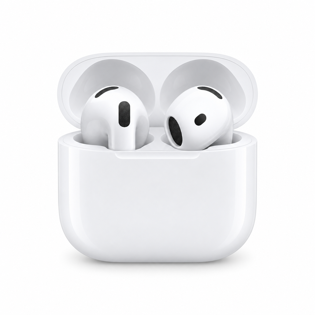 Apple AirPods 5 avec boîtier de charge sans fil ouvert