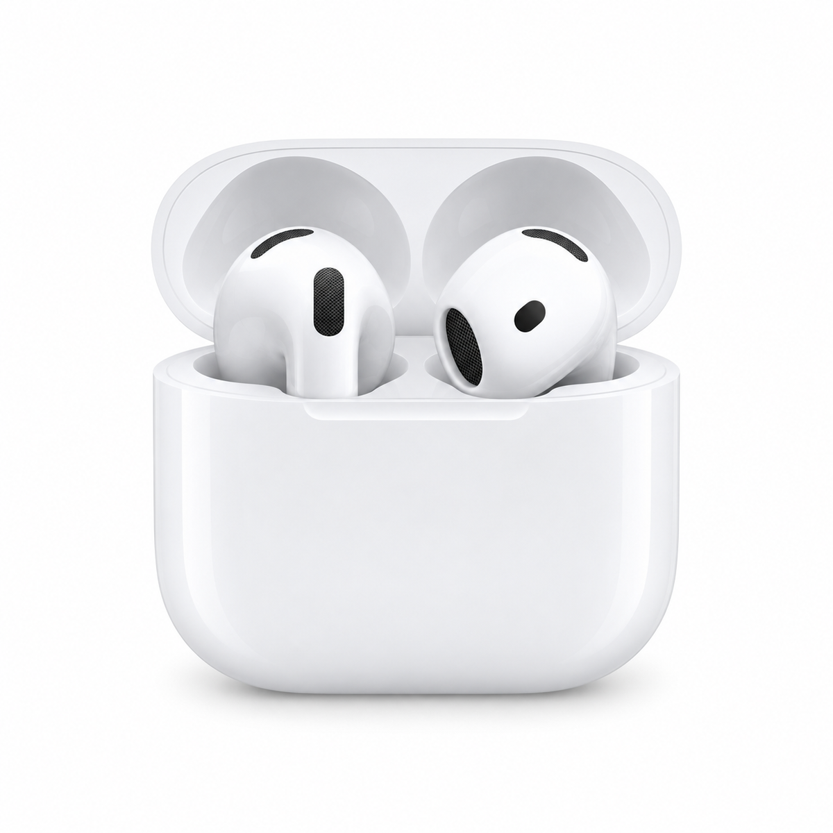 Apple AirPods 5 avec boîtier de charge sans fil ouvert