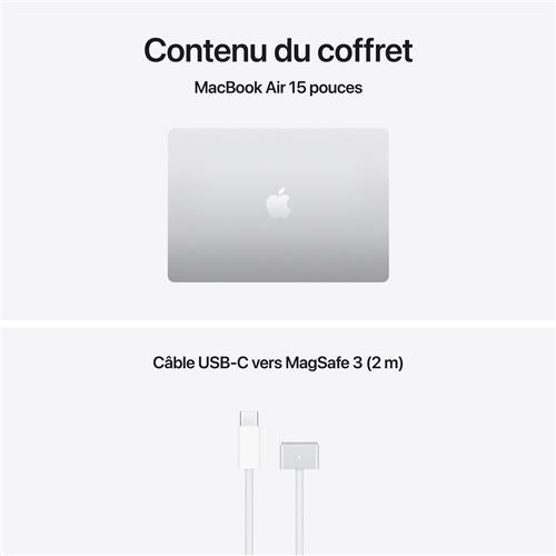 Apple MacBook Air 15 pouces M5 Argent – vue 6 – Hizem World Tunisie