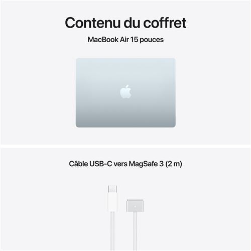 Apple MacBook Air 15 pouces M5 Bleu ciel – vue 3 – Hizem World Tunisie