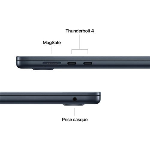 Apple MacBook Air 15 pouces M5 Minuit – vue 5 – Hizem World Tunisie