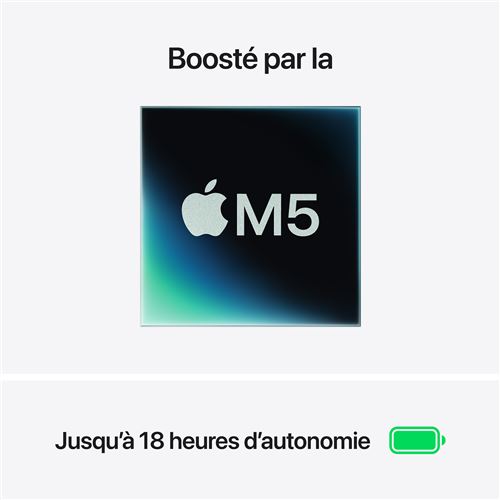 Apple MacBook Air 15 pouces M5 Bleu ciel – vue 4 – Hizem World Tunisie