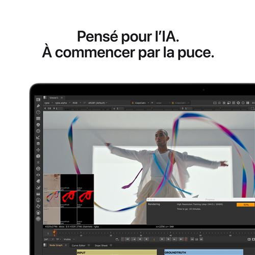 Apple MacBook Pro 16 pouces M5 Max Argent – vue 3 – Hizem World Tunisie