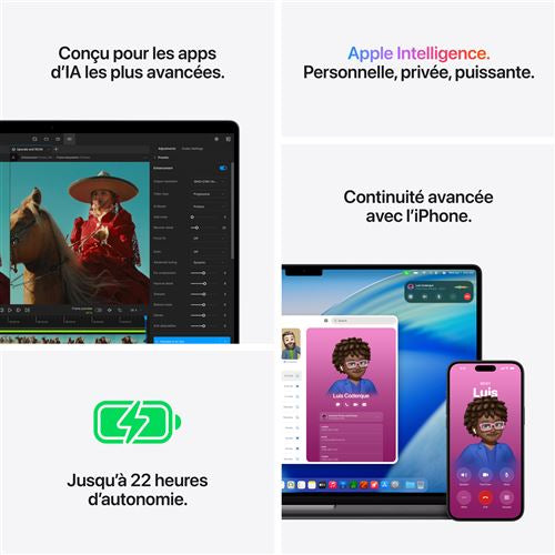 Apple MacBook Pro 16 pouces M5 Max Argent – vue 6 – Hizem World Tunisie
