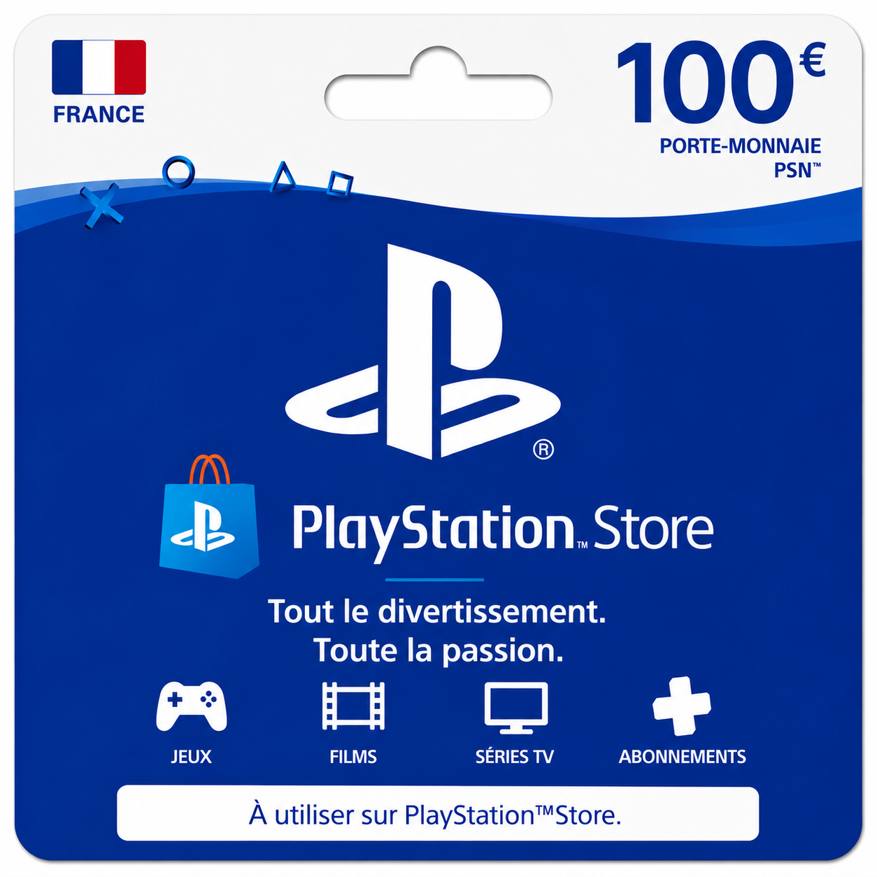 Carte Cadeau PlayStation Store – 100€