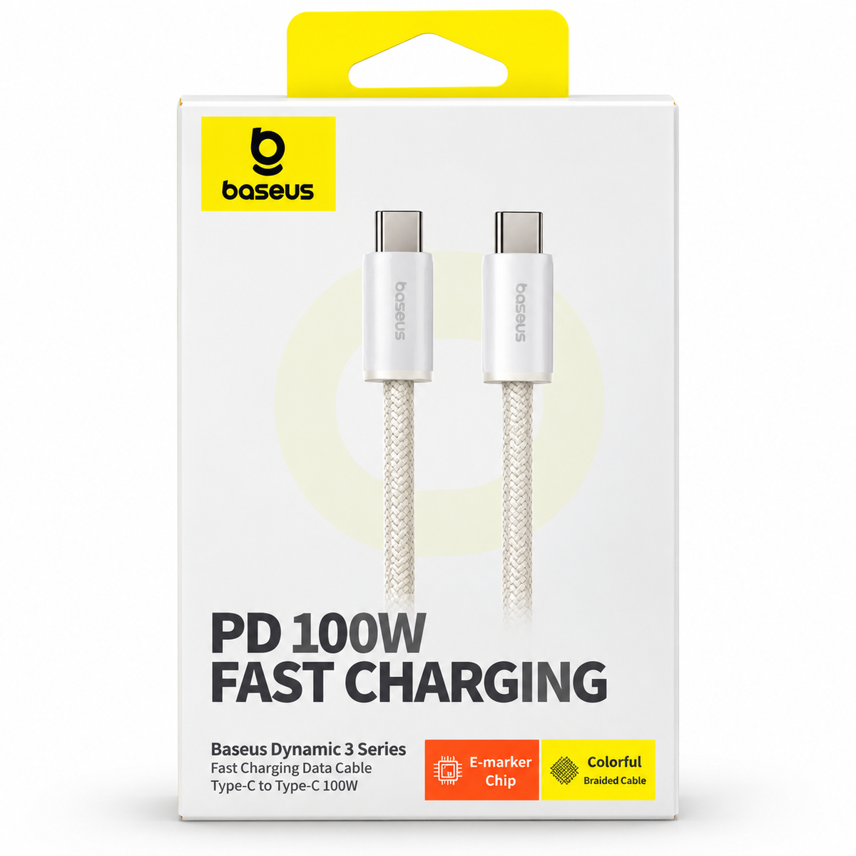 Baseus Dynamic 3 Series USB-C vers USB-C 100W blanc