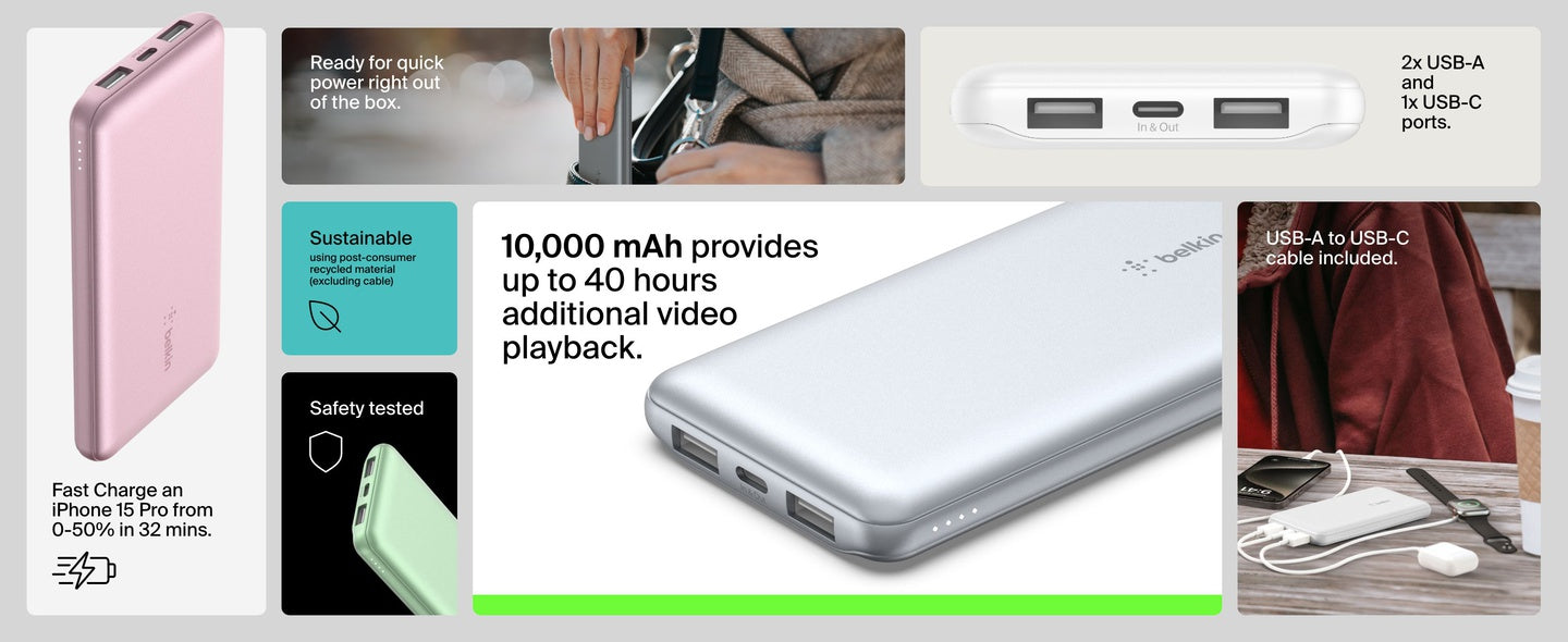 Boost Charge Batterie externe 10K