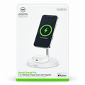 Belkin BoostCharge Pro chargeur sans fil 2-en-1 MagSafe 15W blanc