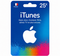 Carte iTunes France 25€
