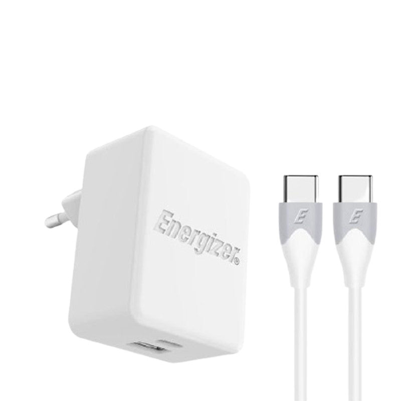 Chargeur secteur Energizer Ultimate 18 W USB-C PD et USB-A – vue 2 – Hizem World Tunisie