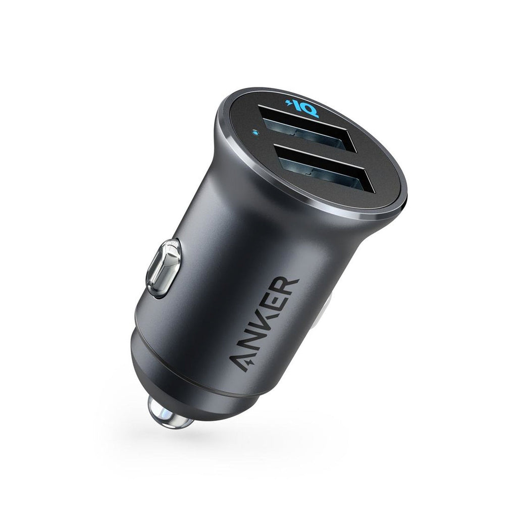 Chargeur voiture Anker PowerDrive 2 Alloy 24 W double USB-A – Hizem World Tunisie