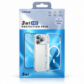 Pack COBLUE 3 en 1 HD pour iPhone 18 Pro Max Light Blue - vue principale