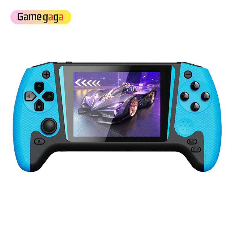Console de jeu portable Q21 détail joystick et boutons ergonomiques