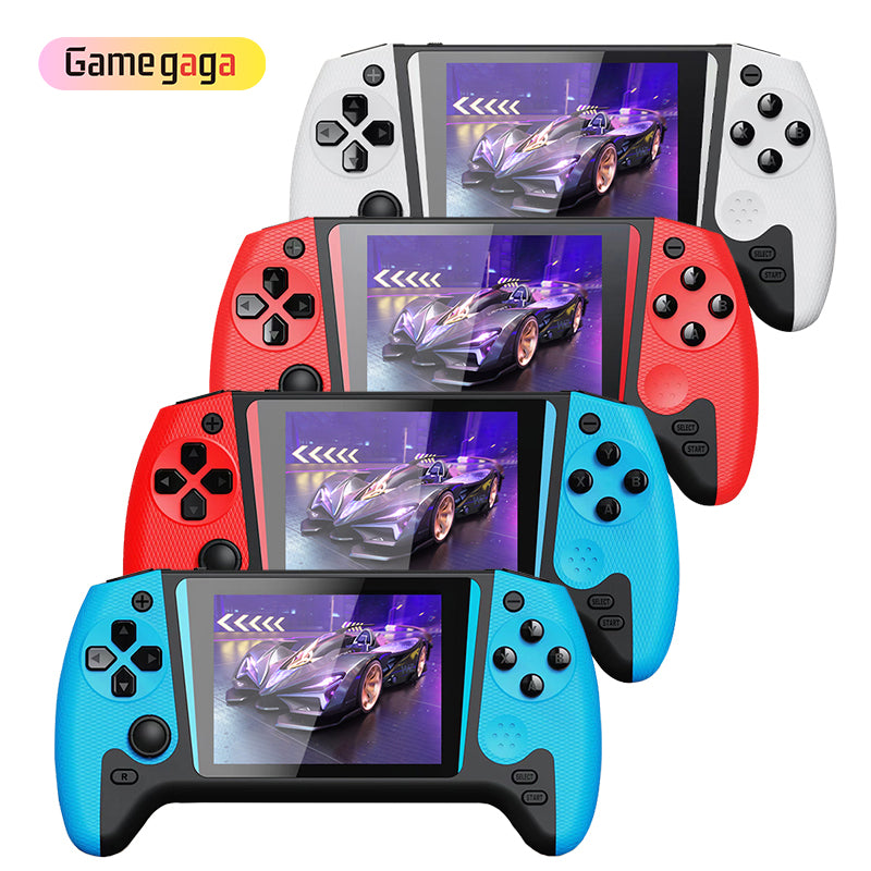 Console de jeu portable Q21 vue face - manettes 2 joueurs, jeux rétro classiques