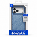 Coque PIBLUE bleue effet fibre de carbone pour iPhone 18 Pro Max
