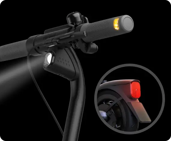 Segway Ninebot E2 Plus, design compact et léger