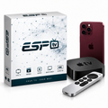 ESIPTV 12 mois compatible iPhone et Apple TV – abonnement numérique, appareils non inclus