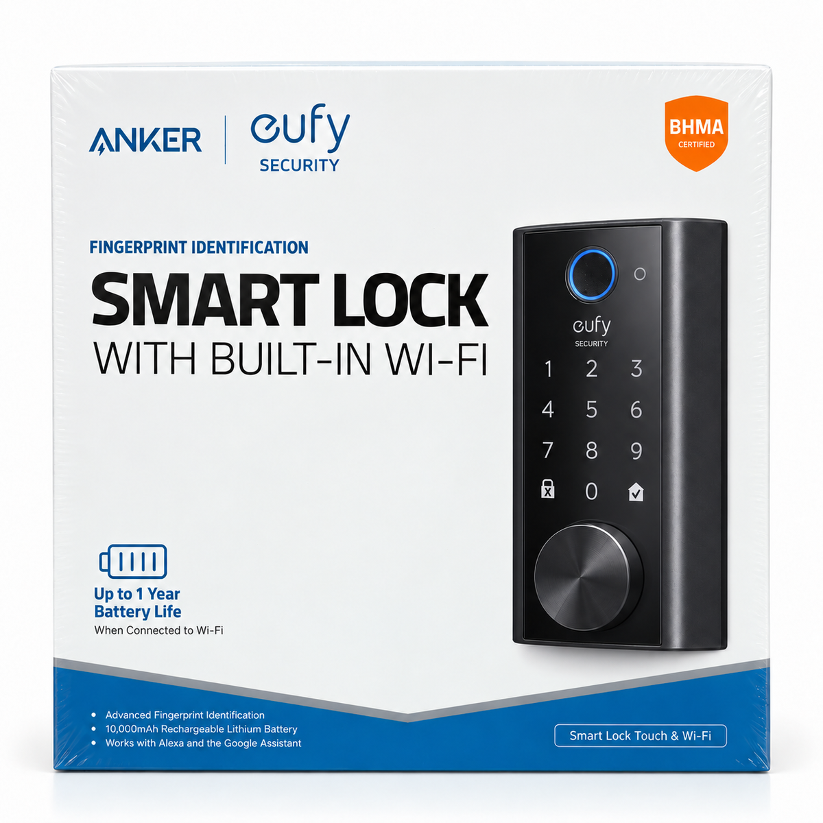 Eufy Security Smart Lock Touch & Wi-Fi