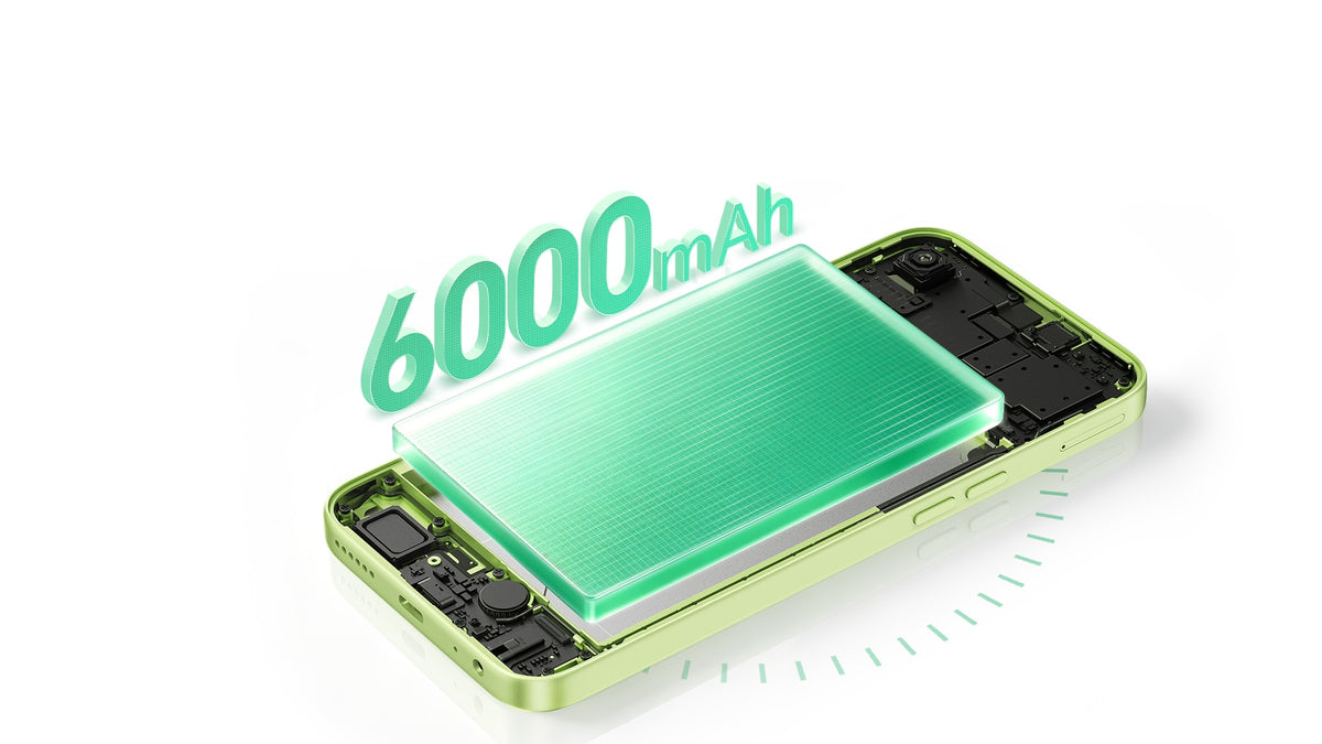 HONOR Play20C — batterie 6000 mAh (visuel officiel)