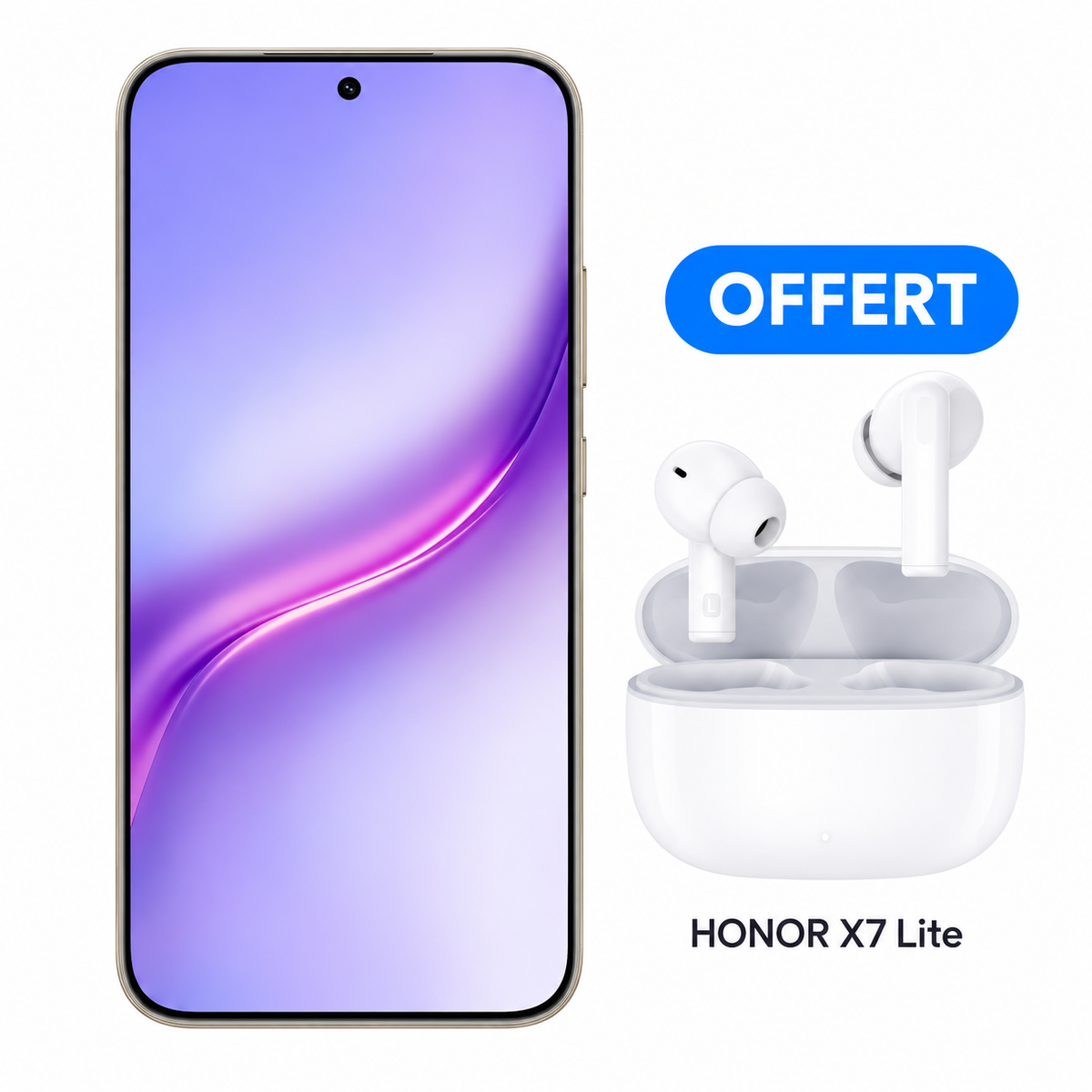 HONOR X9e Pro Violet avec kit HONOR X7 Lite offert – vue 2