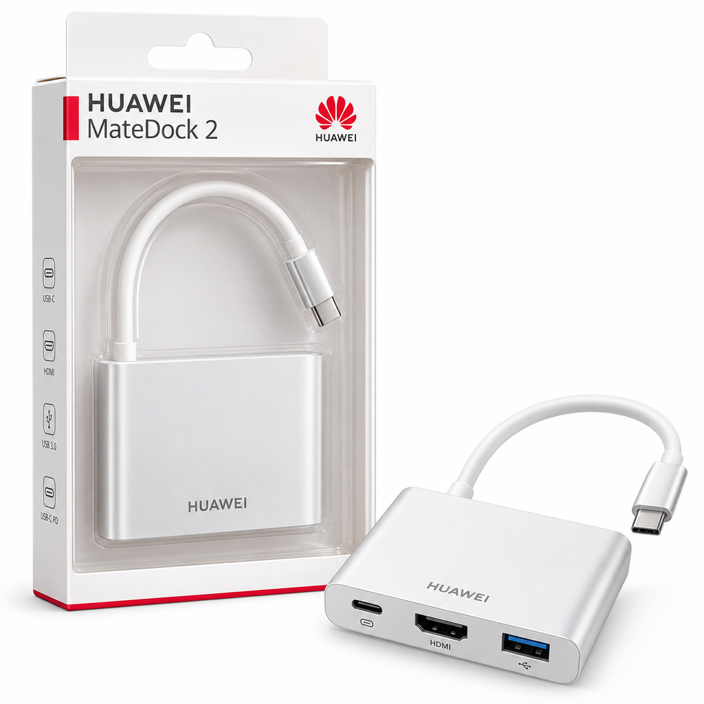 Adaptateur multiport USB-C HUAWEI MateDock 2 AD11 – Hizem World Tunisie