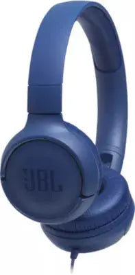 JBL Tune 500 Bleu, design pliable et léger