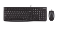 Pack clavier et souris Logitech MK120 noir – vue 1 (visuel fabricant, disposition des touches illustrative)