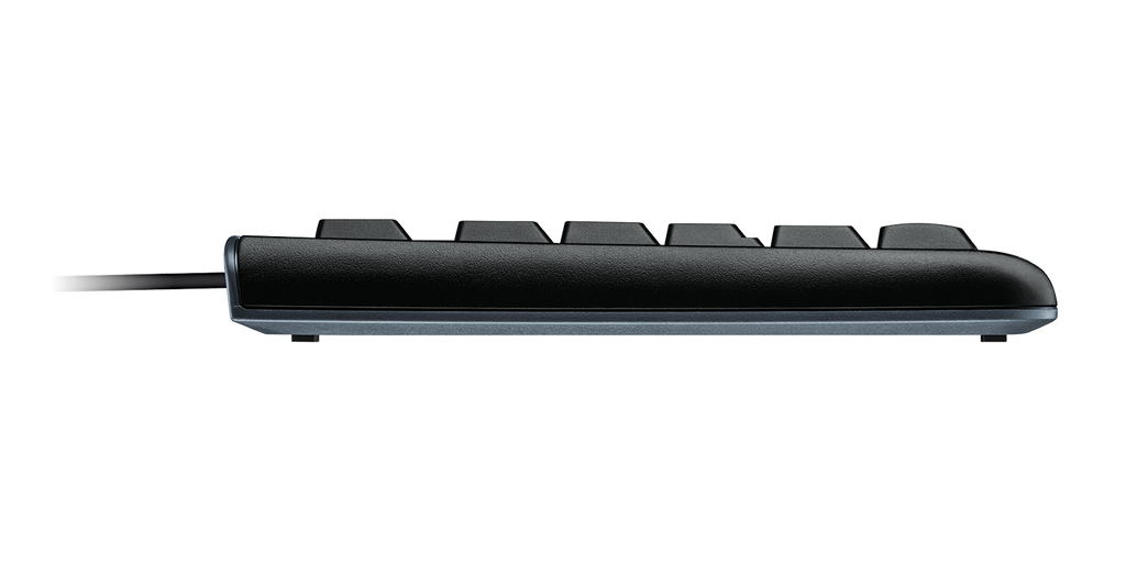 Pack clavier et souris Logitech MK120 noir – vue 3 (visuel fabricant, disposition des touches illustrative)