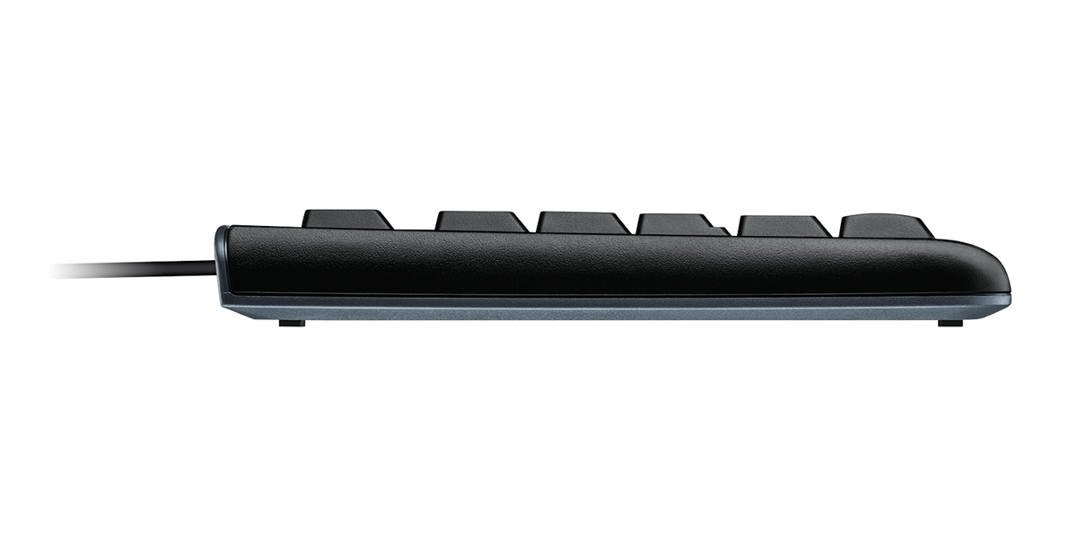 Pack clavier et souris Logitech MK120 noir – vue 3 (visuel fabricant, disposition des touches illustrative)