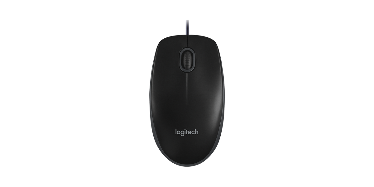 Pack clavier et souris Logitech MK120 noir – vue 4 (visuel fabricant, disposition des touches illustrative)
