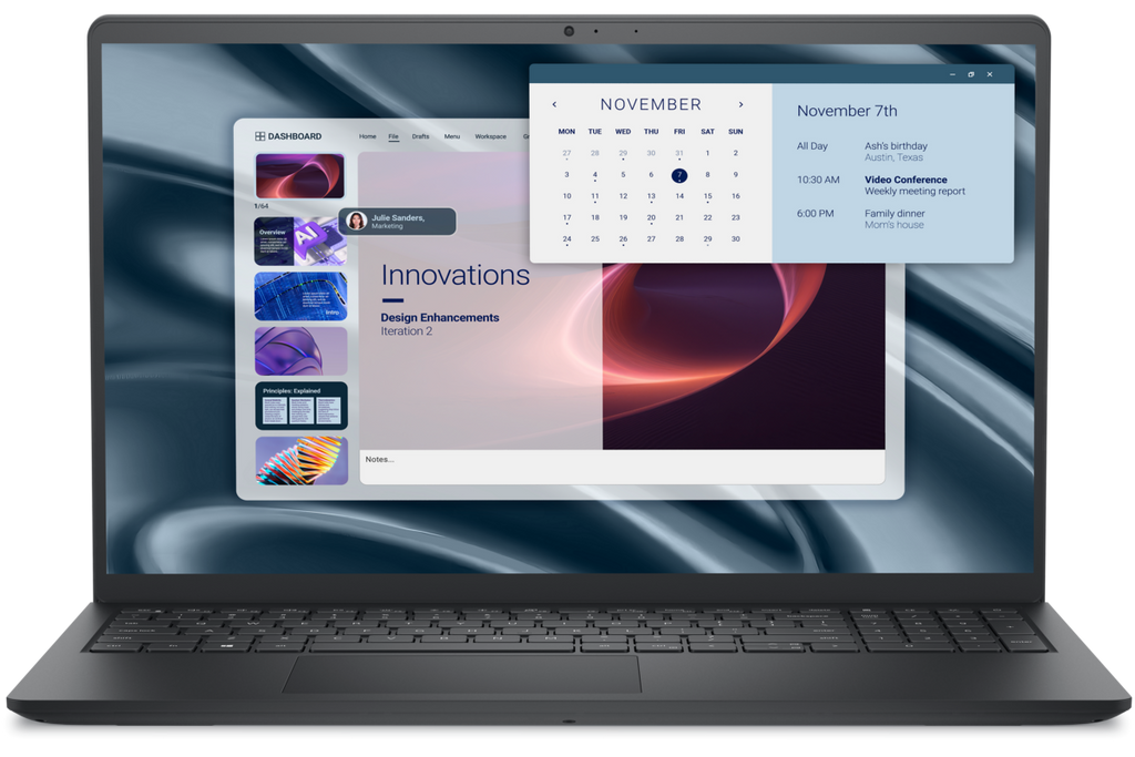 Dell Pro 15 Essential AMD Ryzen 5 8G 512Go SSD Noir