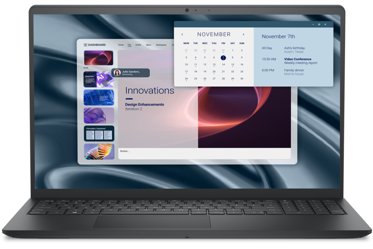 Dell Pro 15 Essential AMD Ryzen 5 8G 512Go SSD Noir