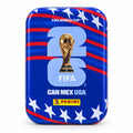 Boîte métallique Panini FIFA World Cup 2026 bleue + 5 pochettes