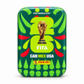 Boîte métallique Panini FIFA World Cup 2026 verte – pack avec 5 pochettes