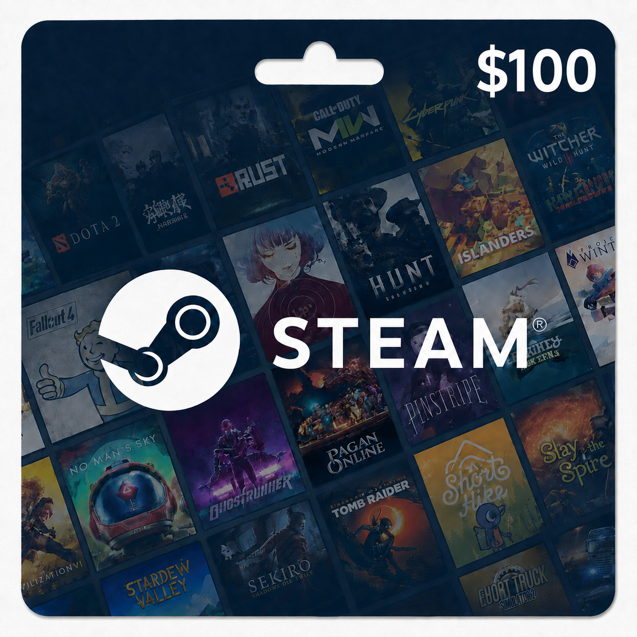 Carte Cadeau Steam – 100$ – Global