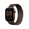 Apple Watch Series 12 GPS 42 mm Boîtier en aluminium Bronze foncé avec Boucle milanaise Bronze foncé
