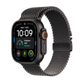 Apple Watch Ultra 4 GPS + Cellular 49 mm — Titane Noir & Boucle Milanaise Titane Noir (M)