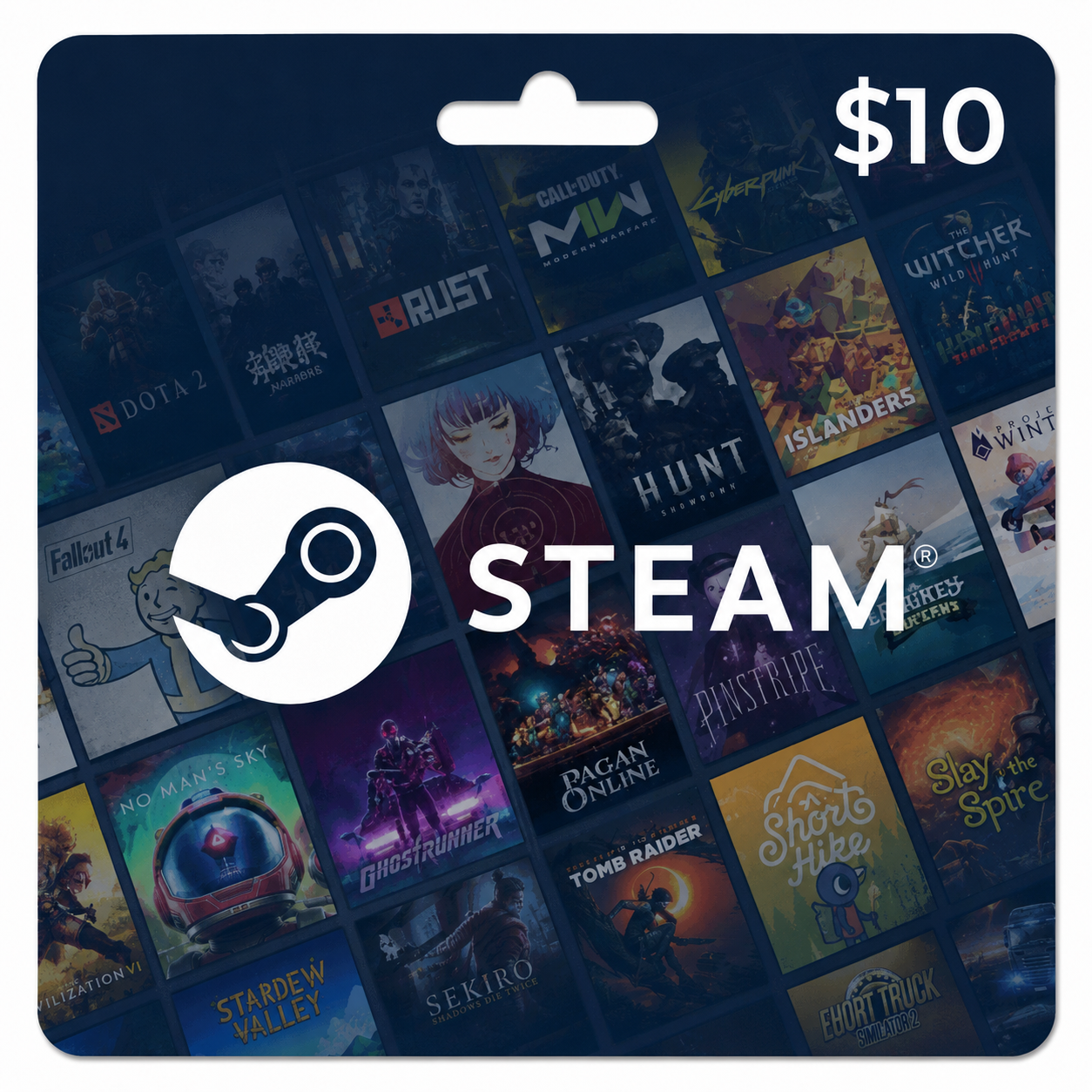 Carte Cadeau Steam – 10$ – Global