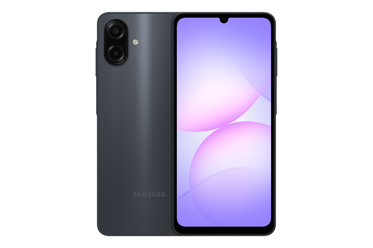 Samsung Galaxy A07 4Go 64Go Noir - vue avant