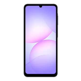 Samsung Galaxy A07 Noir - écran allumé