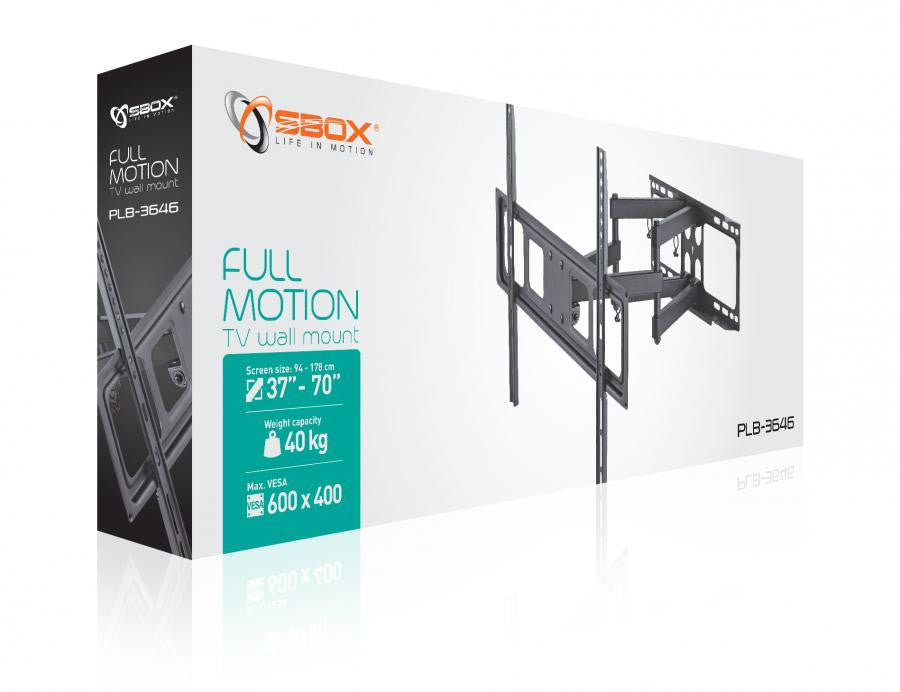 Support Mural TV SBOX PLB-3646 37"-80" Full Motion