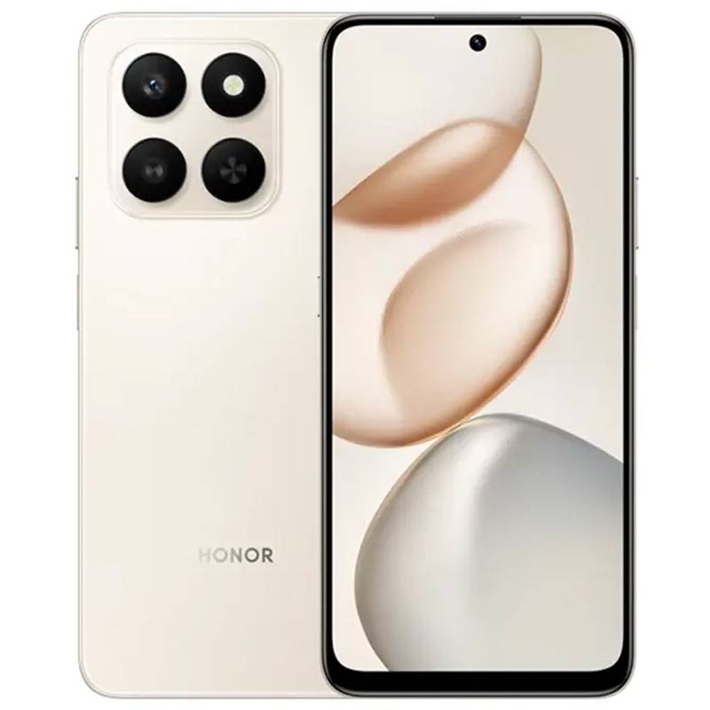 Smartphone HONOR X7d 4G 8Go 256Go Desert Gold - vue principale