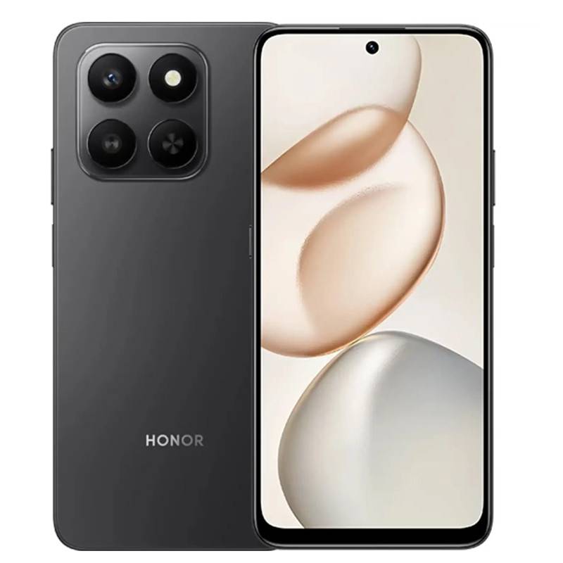 Smartphone HONOR X7d 4G 8Go 256Go Velvet Black - vue principale