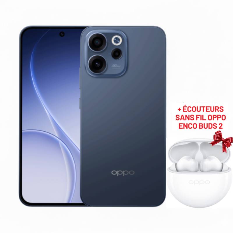 Smartphone OPPO Reno 15F 5G 24Go 512Go Bleu Crépuscule - vue principale