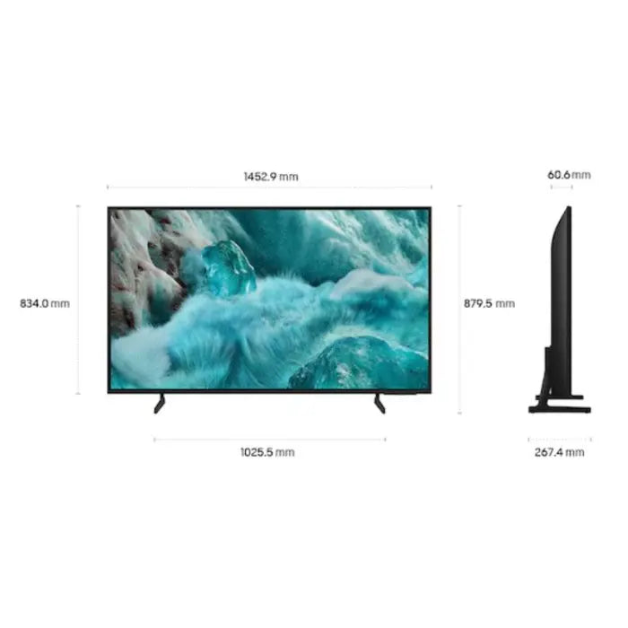 Samsung Q7F 85 pouces, design fin pour une intégration élégante au salon