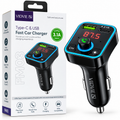 VIDVIE FM03 transmetteur FM Bluetooth et chargeur voiture
